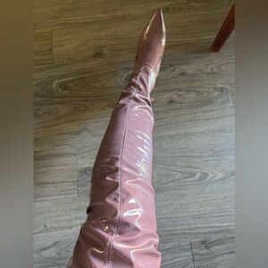 Steve Madden latex boots